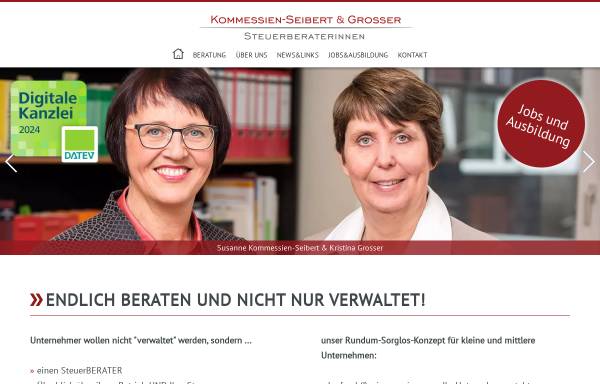 Vorschau von www.kommessien.de, Kommessien-Seibert