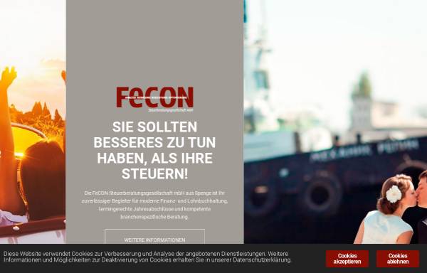 Vorschau von www.fecon-steuern.de, FeCON Steuerberatungsgesellschaft mbH