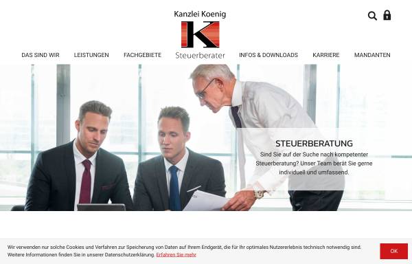 Vorschau von www.koenig-steuerberater.de, Günter Koenig - Steuerberater
