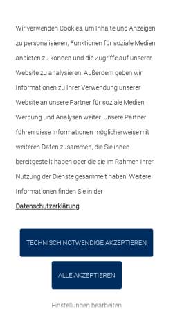 Vorschau der mobilen Webseite www.hesse-advisa.de, Hesse und Partner GmbH Steuerberatungsgesellschaft