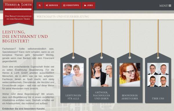 Vorschau von www.herres-lorth.de, Herres & Lorth Partnerschaft