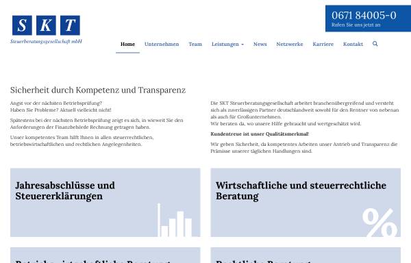 Vorschau von www.skt-steuerberatung.de, SKT Steuerberatungsgesellschaft mbH