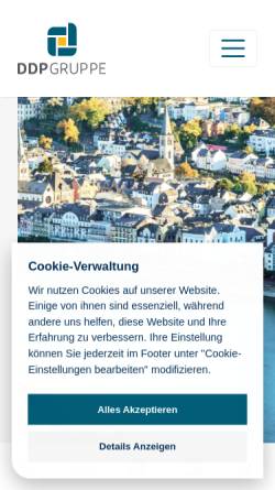 Vorschau der mobilen Webseite hpmb-steuerberatung.de, Höffling Pies Müller Bollinger KG Steuerberatungsgesellschaft