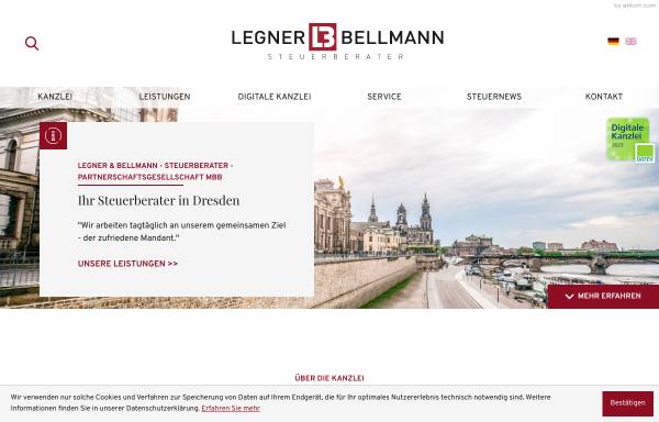 Vorschau von www.legner-bellmann.de, Steuerberater Legner und Bellmann