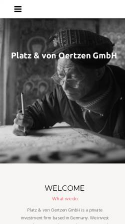 Vorschau der mobilen Webseite www.pvo.de, Platz und von Oertzen GmbH Steuerberatungsgesellschaft