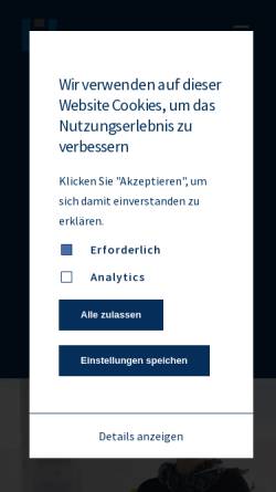 Vorschau der mobilen Webseite www.riede-partner.de, Contax Riede und Partner