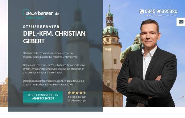 Vorschau von www.steuerberater-halle.de, Christian Gebert Steuerberater