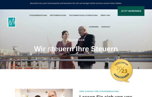Vorschau von www.steuer-meier.de, Meier & Collegen GmbH - Steuerberatungsgesellschaft