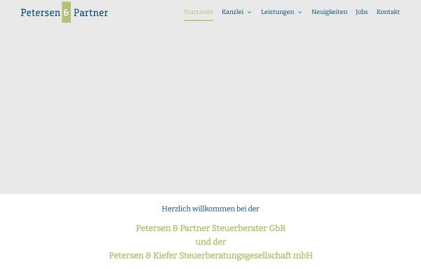 Vorschau von www.stb-petersen.de, Petersen und Partner Steuerberater GbR
