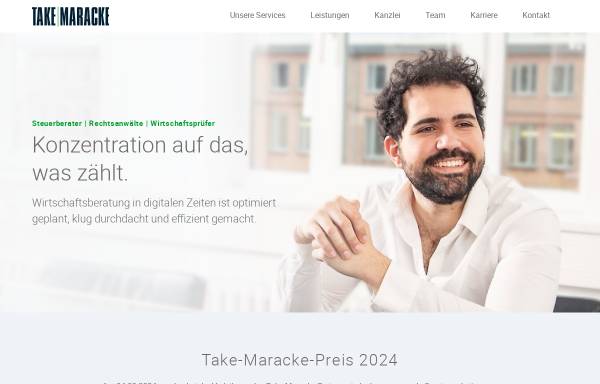 Vorschau von www.take-maracke.de, Take Maracke und Partner