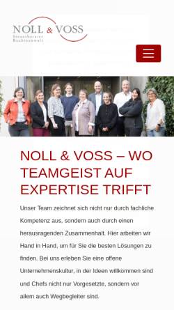 Vorschau der mobilen Webseite www.noll-voss.de, Noll und Voss GbR