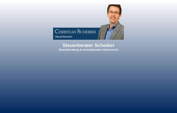 Vorschau von www.kanzlei-scheiber.de, Steuerberater Christian Scheiber