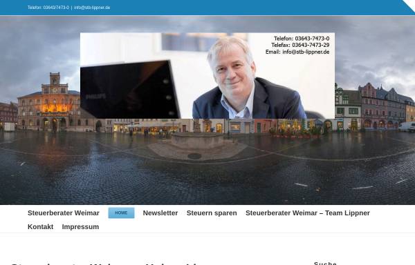 Vorschau von www.steuerberater-lippner.de, Steuerkanzlei Holger Lippner