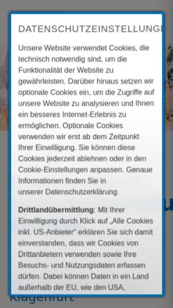 Vorschau der mobilen Webseite eca-klagenfurt.at, ECA Singer und Katschnig Steuerberatungs GmbH