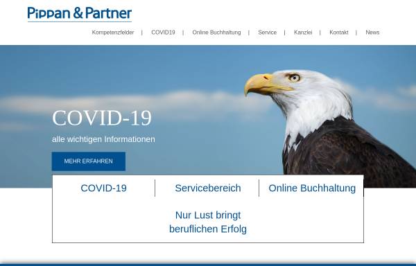 Vorschau von www.steuerberater-villach.com, Pippan & Partner Wirtschaftsprüfungs- und Steuerberatungs GmbH & Co KG