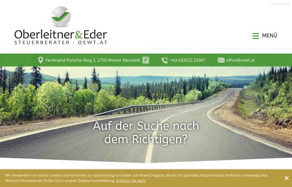 Vorschau von www.oewt.at, Oberleitner und Eder Wirtschaftstreuhand-GmbH