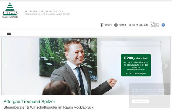 Vorschau von www.spitzer-top.at, Kanzlei Franz Spitzer