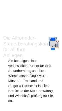 Vorschau der mobilen Webseite www.mm-wt.at, Mur- Mürztal-Treuhand Wirtschaftsprüfungs- und Steuerberatungs GmbH