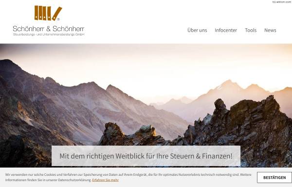 Vorschau von www.schoenherr-schoenherr.at, Schönherr und Schönherr - Steuerberatungs- und Unternehmensberatungs GmbH