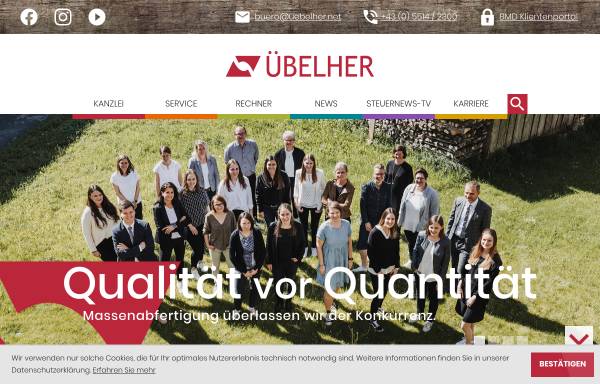 Vorschau von www.uebelher.net, Dipl.-BW.(FH) Jörg Übelher - Steuerberatung G.m.b.H.
