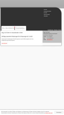 Vorschau der mobilen Webseite www.kreith.at, Mag. Kurt Kreith