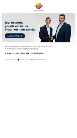 Vorschau der mobilen Webseite www.jupiter.co.at, Jupiter Wirtschaftstreuhand GmbH Buchprüfungs- und Steuerberatungsgesellschaft