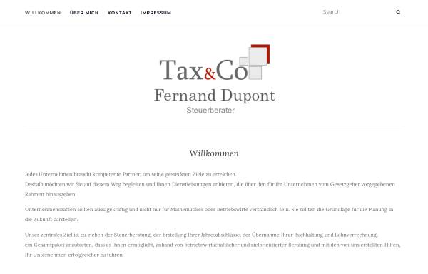Vorschau von www.taxundco.at, Tax & Co - Fernand Dupont