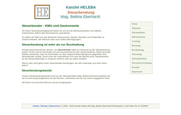Vorschau von www.heleba.at, Heleba WT- Steuerberatungs GmbH