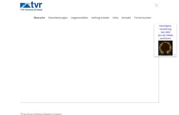 Vorschau von www.tvr-treuhand.ch, TVR Treuhand GmbH