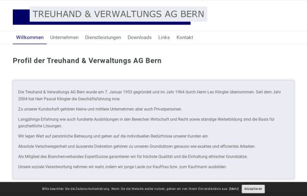 Vorschau von www.treuhandexperten.ch, Treuhand & Verwaltungs AG