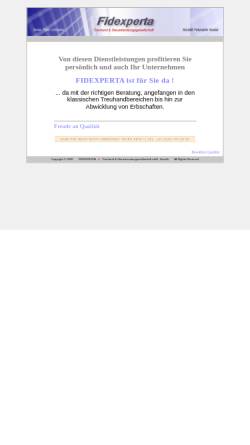 Vorschau der mobilen Webseite fidexperta.treuhandgesellschaft.ch, Fidexperta - Treuhand & Steuerberatungsgesellschaft mbH