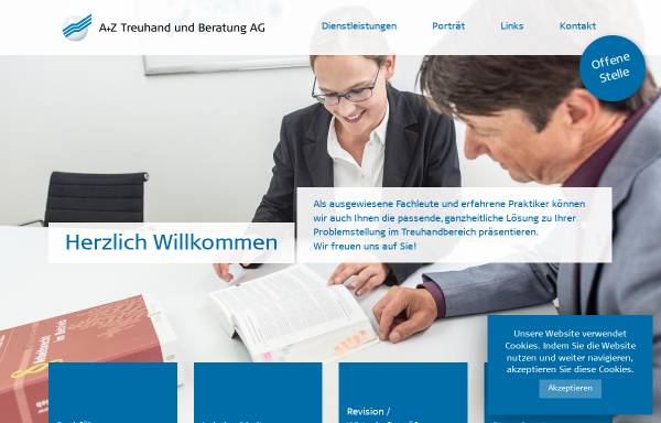 Vorschau von az-treuhand-beratung.ch, A und Z Treuhand und Beratung AG