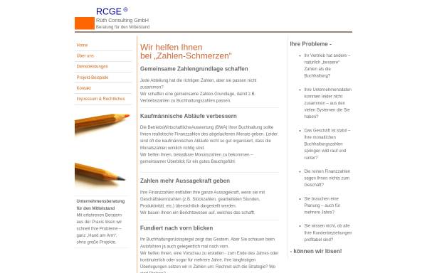Vorschau von www.rcge.de, Rüth Consulting GmbH