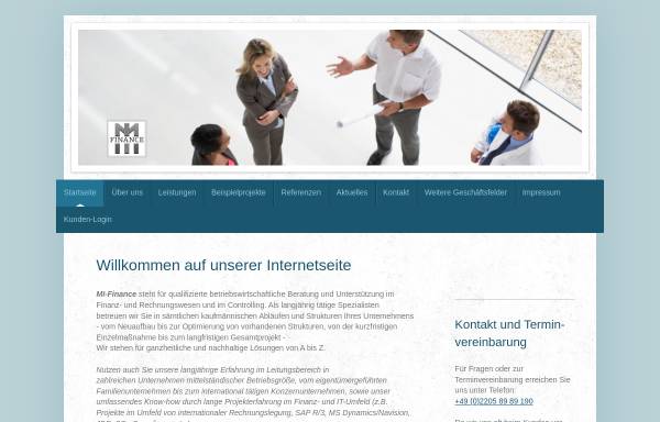 Vorschau von www.mi-finance.de, MI-Finance - Mark Iserhardt, beratender Betriebswirt