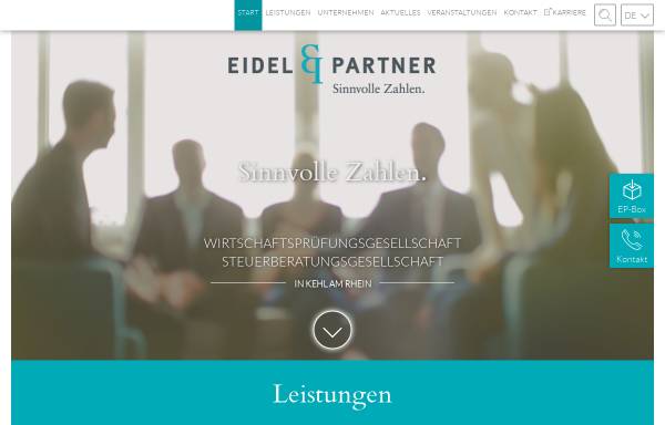 Vorschau von www.eidel-partner.de, Eidel & Partner