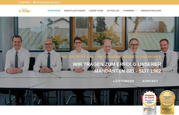 Vorschau von www.steuerberater-sjd.de, Schmidt-Jägle-Dafferner-Kraft - Steuerberater- und Wirtschaftsprüfer