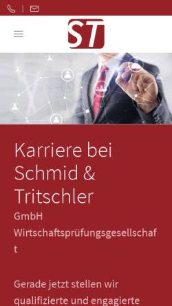 Vorschau der mobilen Webseite stp-wpg.de, Schmid und Tritschler GmbH