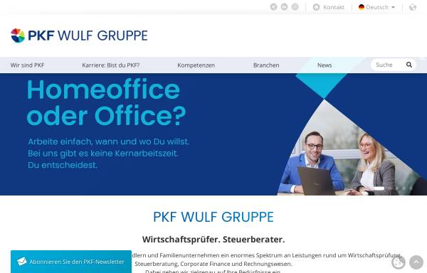 Vorschau von www.pkf-stuttgart.de, Pkf Wulf und Partner Wirtschaftsprüfungsgesellschaft Steuerberatungsgesellschaft