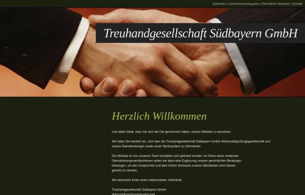 Vorschau von www.tgs-wp.de, Treuhandgesellschaft Südbayern GmbH