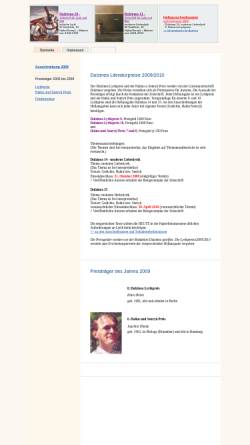Vorschau der mobilen Webseite www.lyrikpreis.de, Dulzinea-Lyrikpreis für moderne & absurde Gedichte
