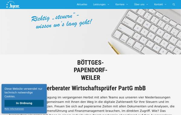 Vorschau von www.bpw-online.de, Böttges - Papendorf - Weiler