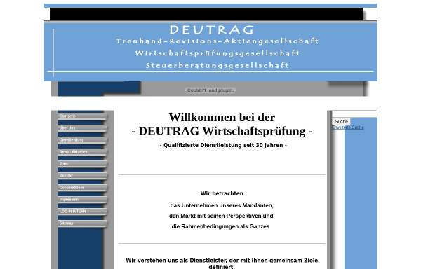Vorschau von www.deutrag.eu, Deutrag Treuhand-Revision-Aktiengesellschaft
