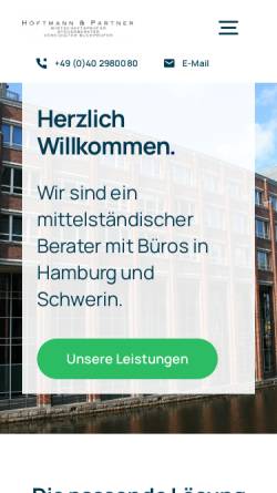 Vorschau der mobilen Webseite www.wp-hoeftmann.de, Steuerberater und Wirtschaftsprüfer Höftmann