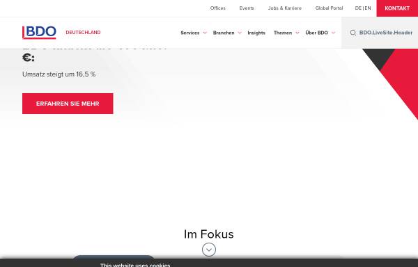 Vorschau von www.bdo.de, BDO AG Wirtschaftsprüfungsgesellschaft