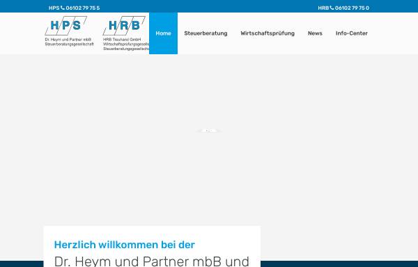 Vorschau von www.hps-hrb.de, HRB und HPS
