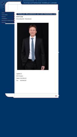 Vorschau der mobilen Webseite www.wirtschaftspruefer-harald-lange.de, Wirtschaftsprüfer Steuerberater Harald Lange
