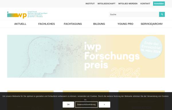 Vorschau von www.iwp.or.at, Institut österreichischer Wirtschaftsprüfer