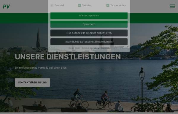 Vorschau von pv-hamburg.de, Prüfungsverband der Deutschen Verkehrs-, Dienstleistungs- und Konsumgenossenschaften e.V.