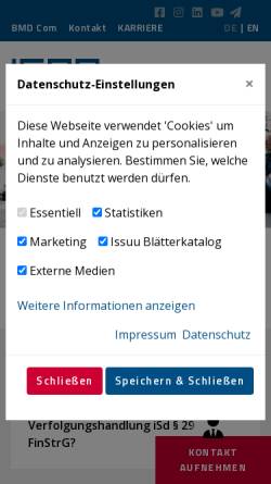 Vorschau der mobilen Webseite www.icon.at, ICON Wirtschaftstreuhand GmbH