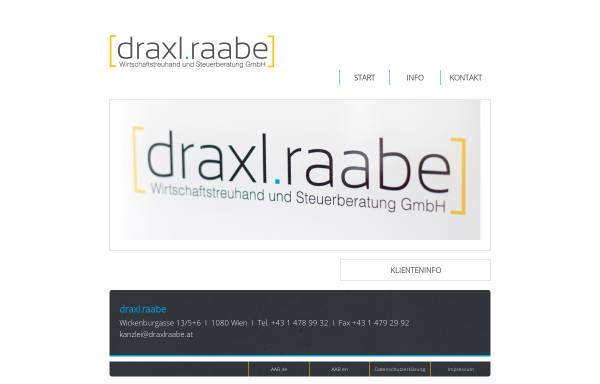 Vorschau von www.draxlraabe.at, Draxl Raabe Wirtschaftstreuhand und Steuerberatung GmbH